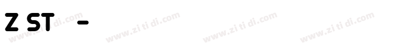 Z ST原尖字体转换
